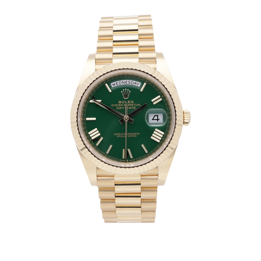 Rolex Daydate Gelbgold- 228238 | Grün| 2025 | Neu | Fullset