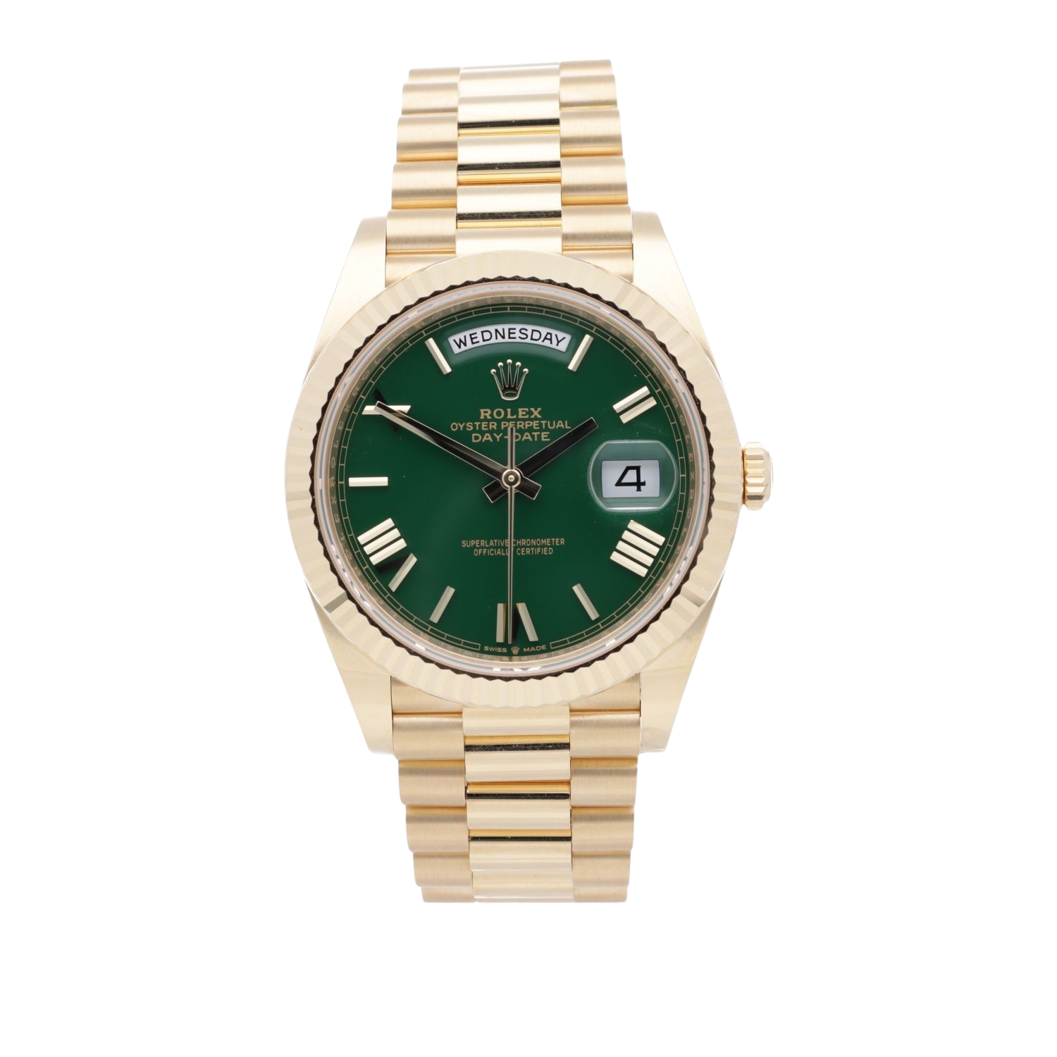 Rolex Daydate Gelbgold- 228238 | Grün| 2025 | Neu | Fullset