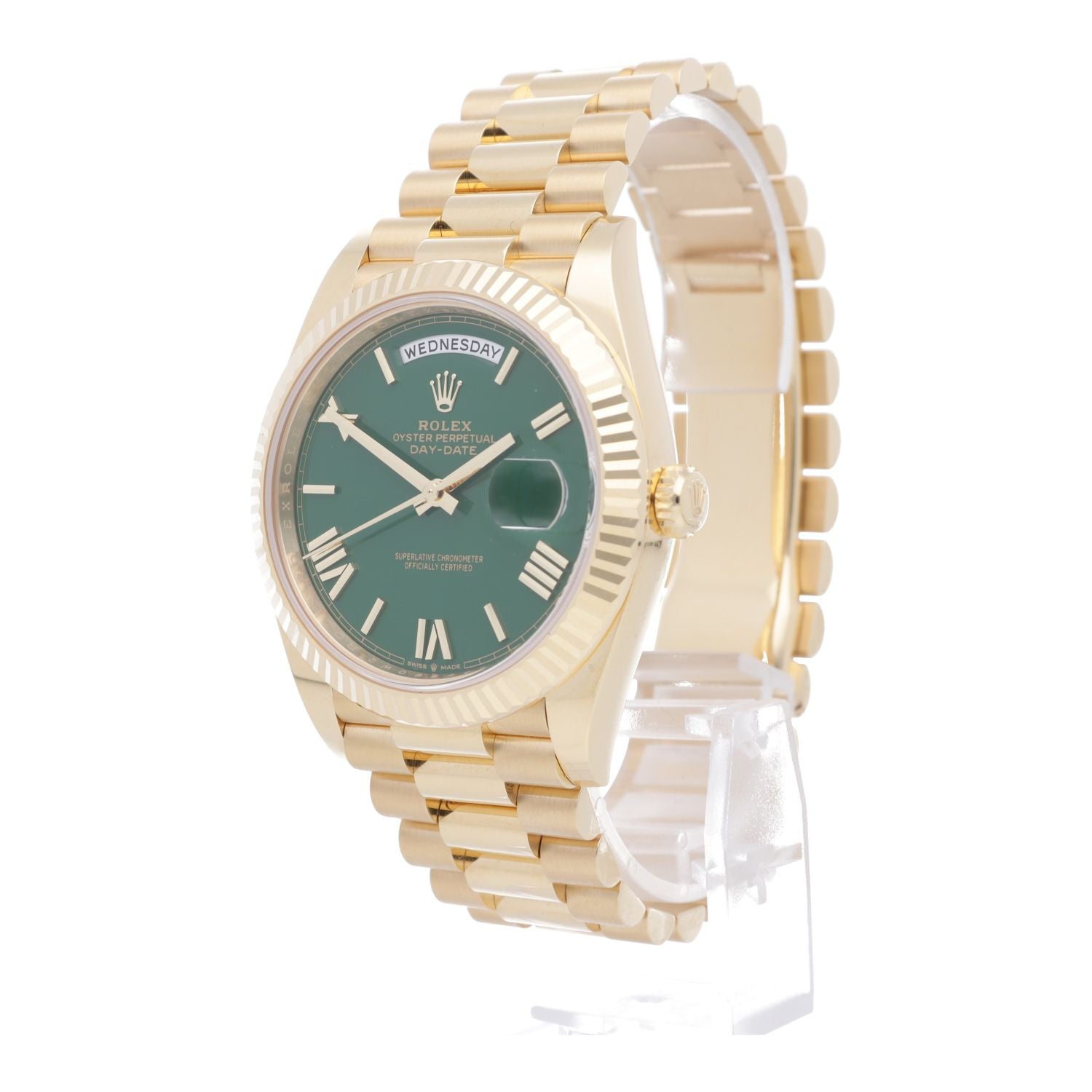 Rolex Daydate Gelbgold- 228238 | Grün| 2025 | Neu | Fullset