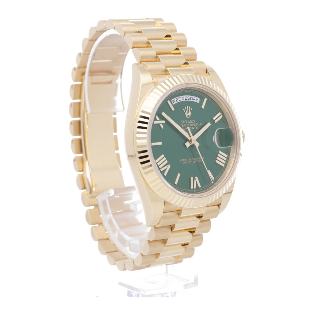 Rolex Daydate Gelbgold- 228238 | Grün| 2025 | Neu | Fullset