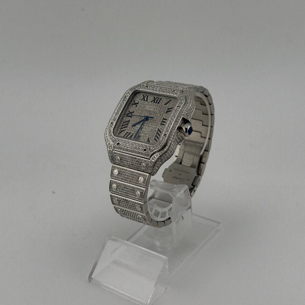 Cartier Santos 100 Icedout 