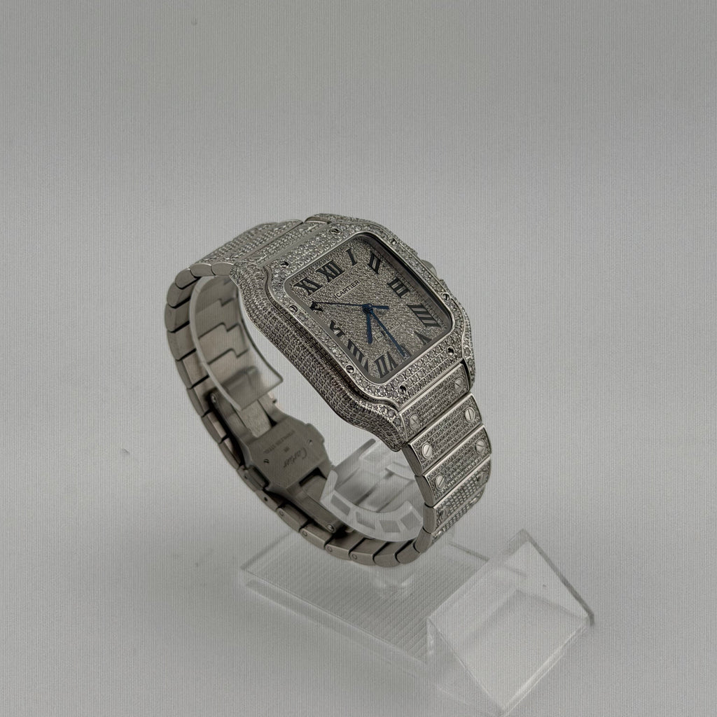Cartier Santos 100 Icedout 