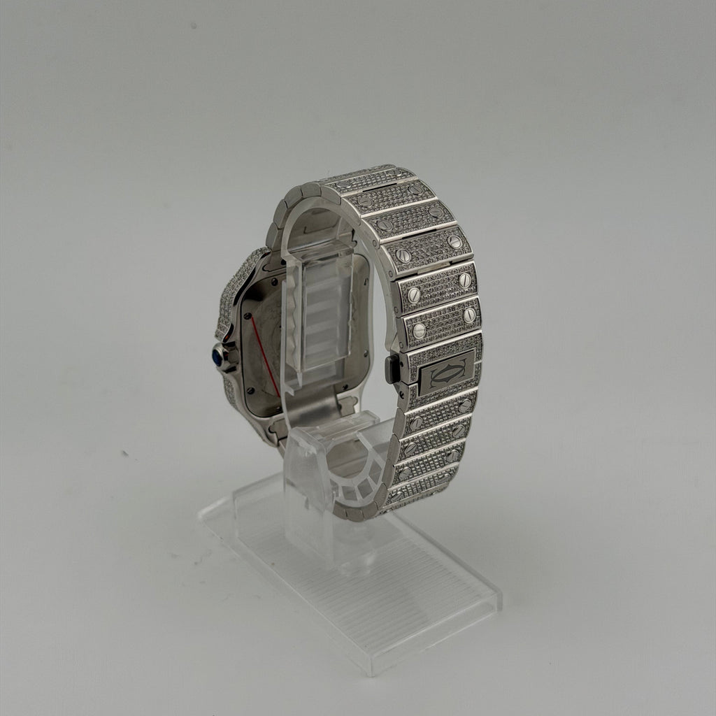 Cartier Santos 100 Icedout 