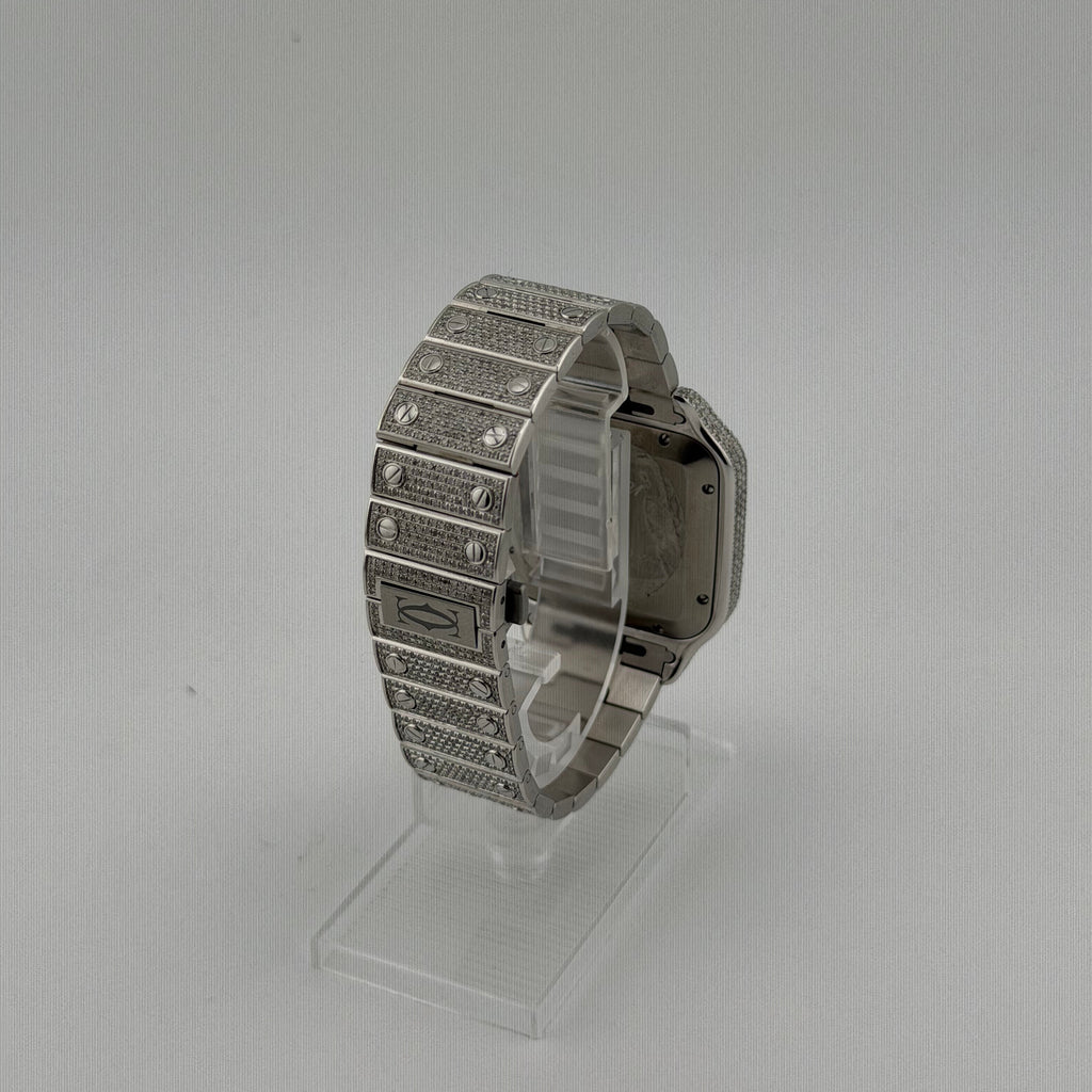 Cartier Santos 100 Icedout 