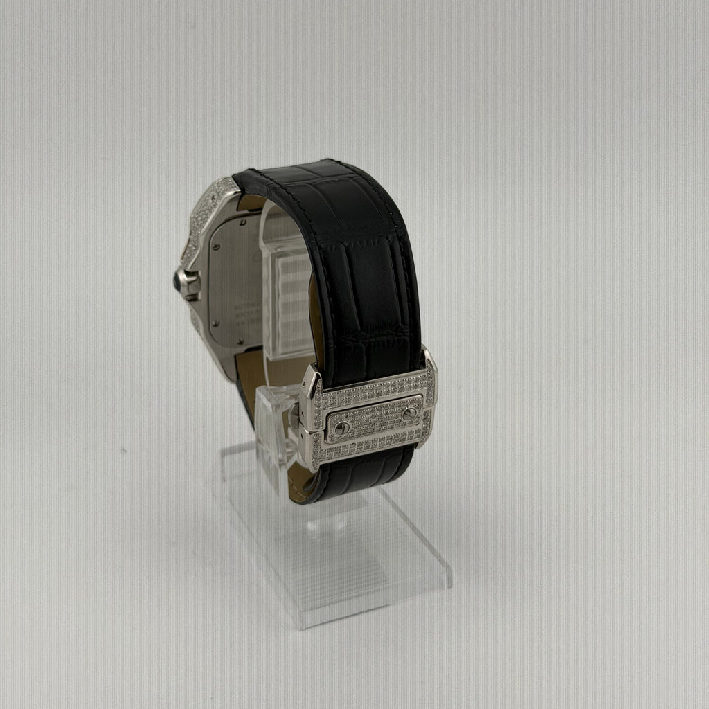 Cartier Santos XL  Iced Out 