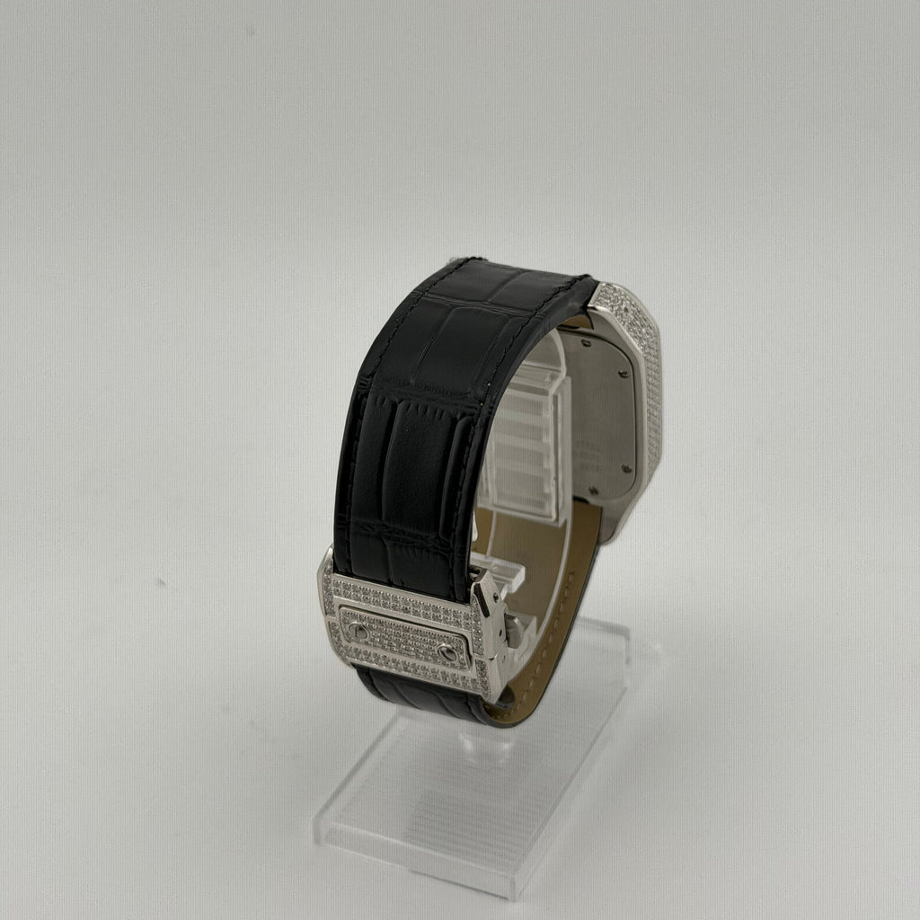 Cartier Santos XL  Iced Out 