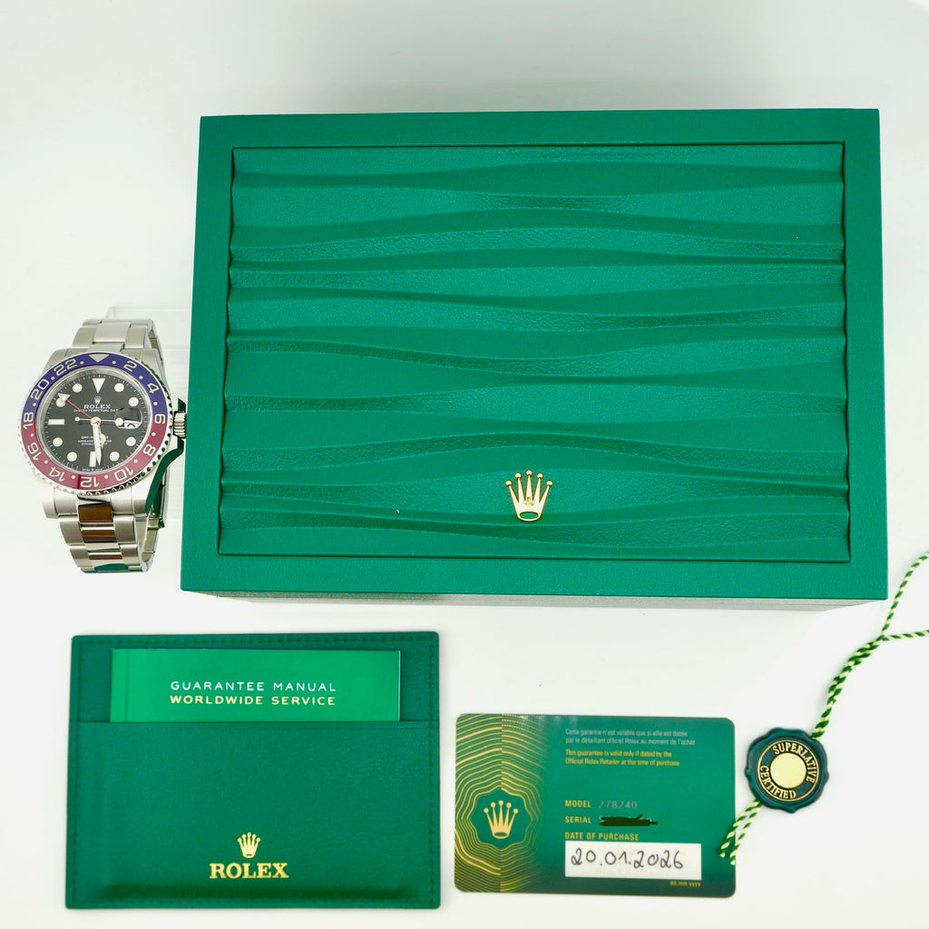 Rolex GMT Master II 126710BLRO Pepsi Jubilee | Neu 2025 | Fullset